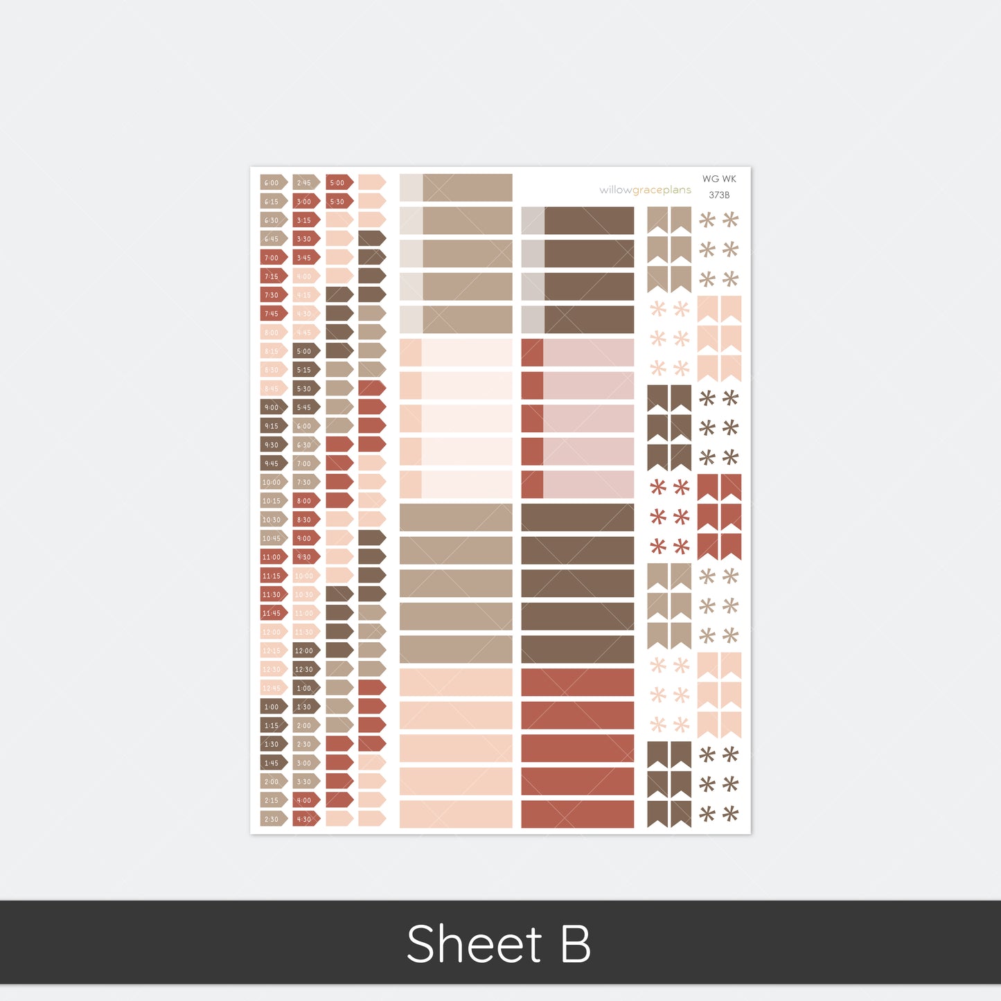 Weekly Planner Stickers | Rosewood Love