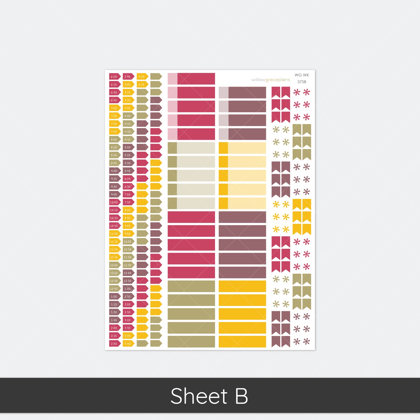 Weekly Planner Stickers | Honey Bee