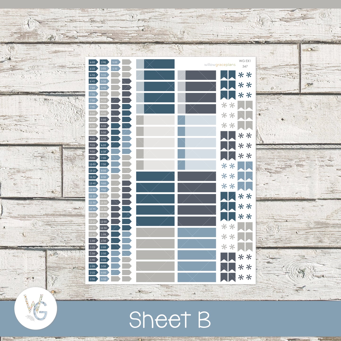 Weekly Planner Stickers | Rainy Day