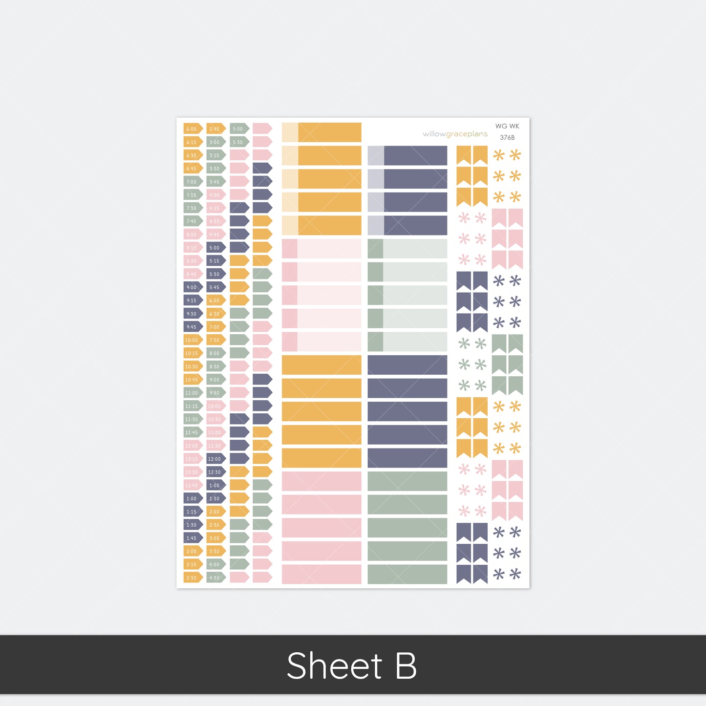 Weekly Planner Stickers | Wild Honey