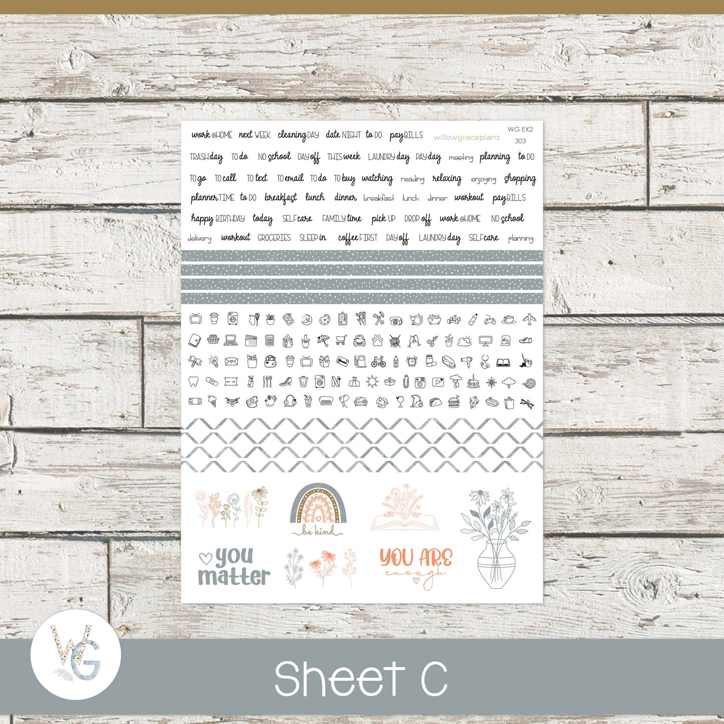 Weekly Planner Stickers | Fox Hallow