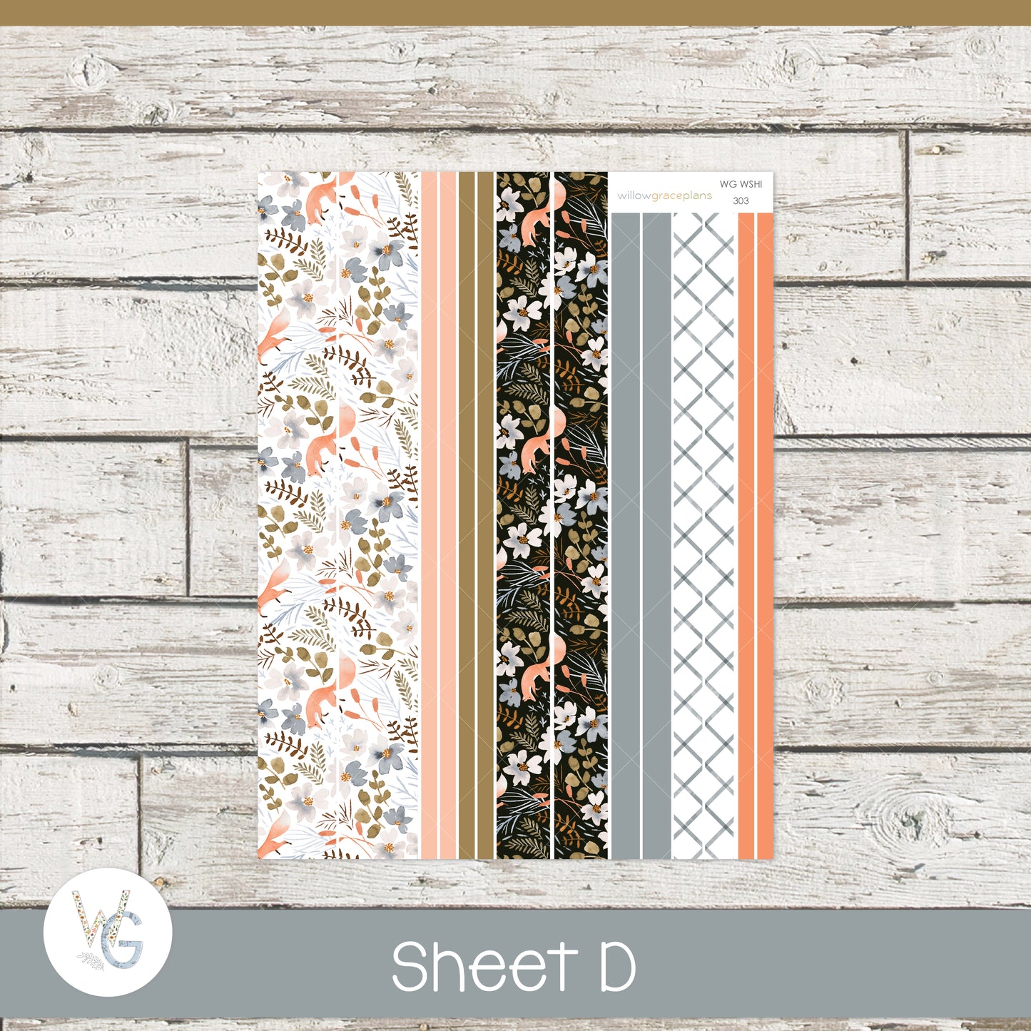 Weekly Planner Stickers | Fox Hallow