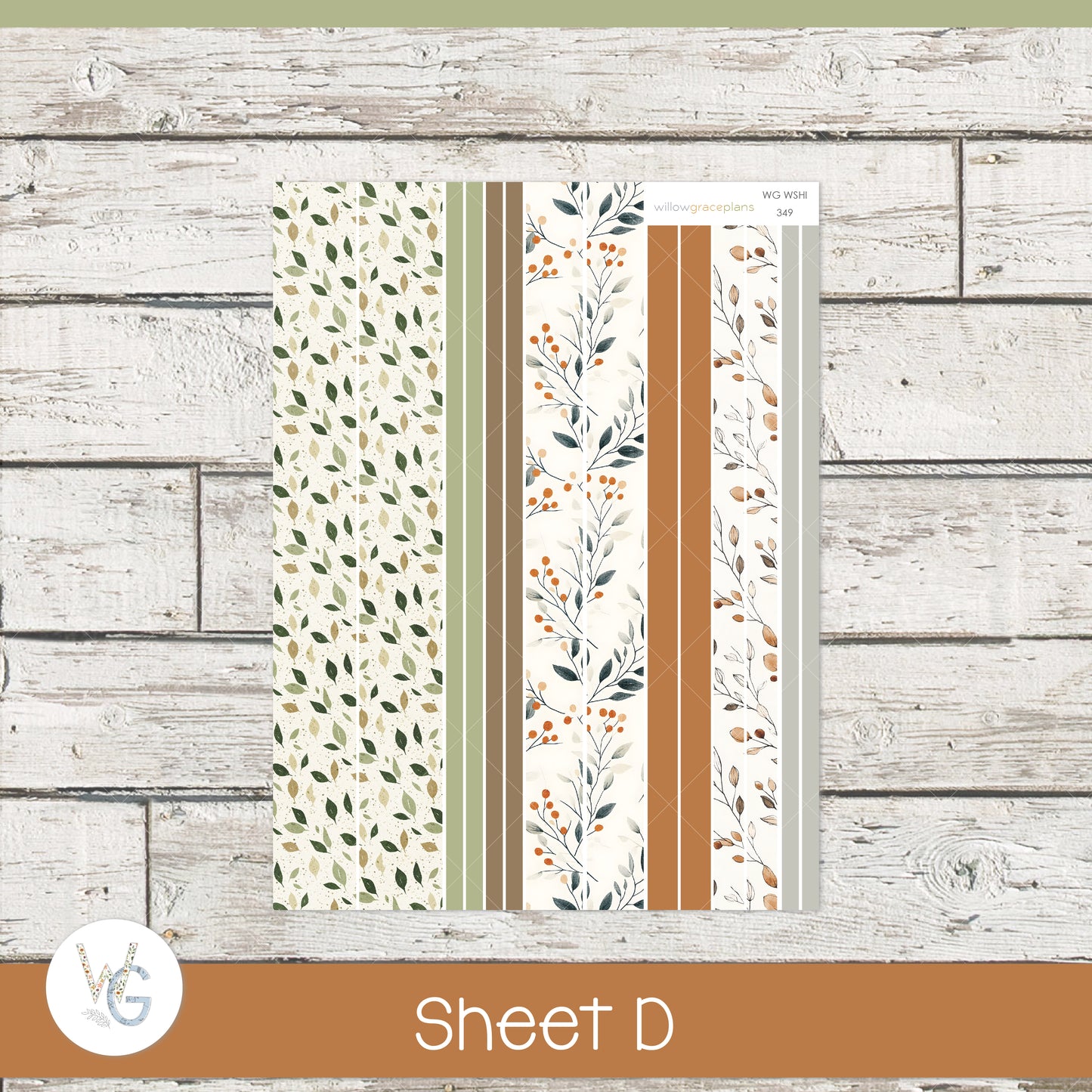 Daily Planner Stickers | Autumn Leaves