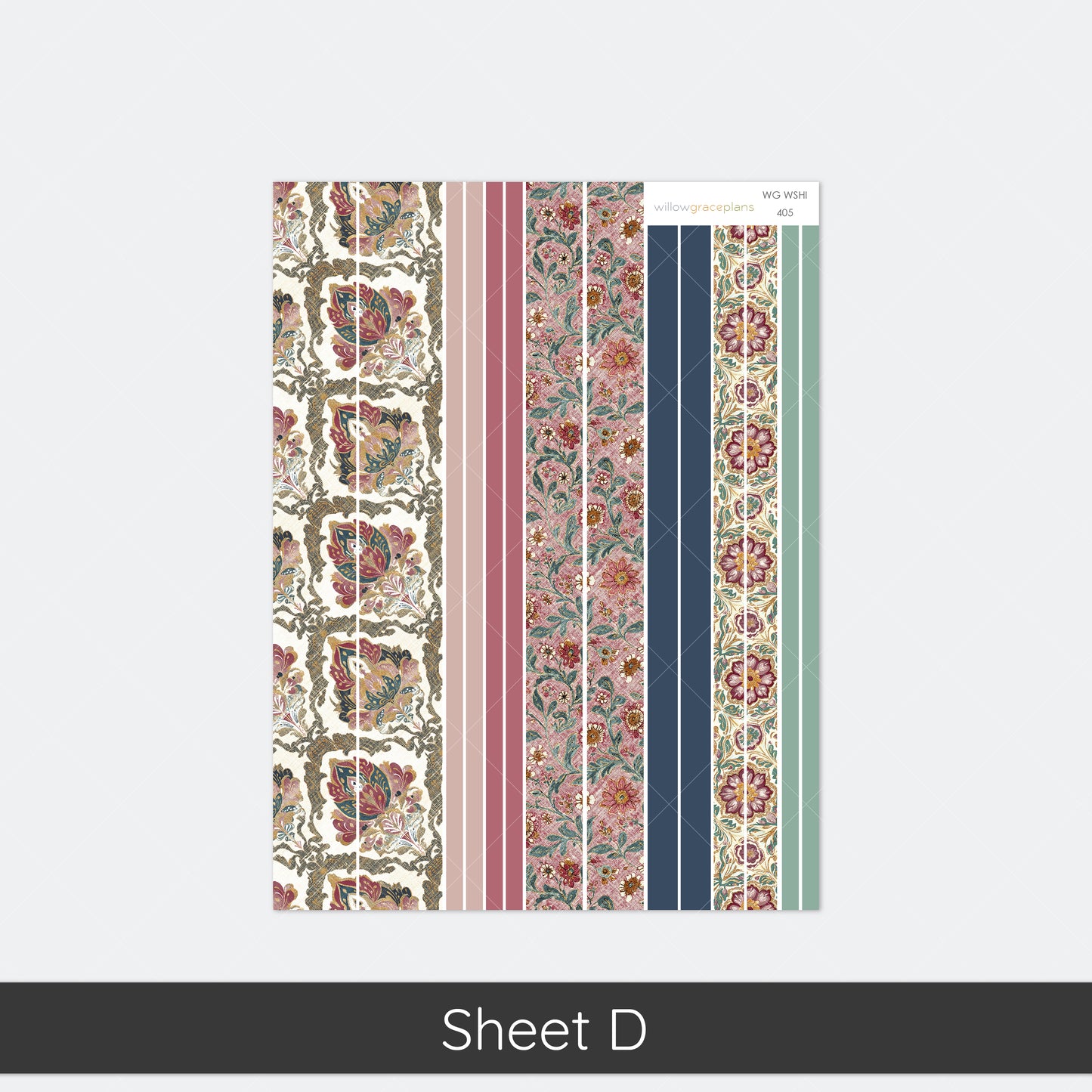 Weekly Planner Stickers | Heirloom Garden