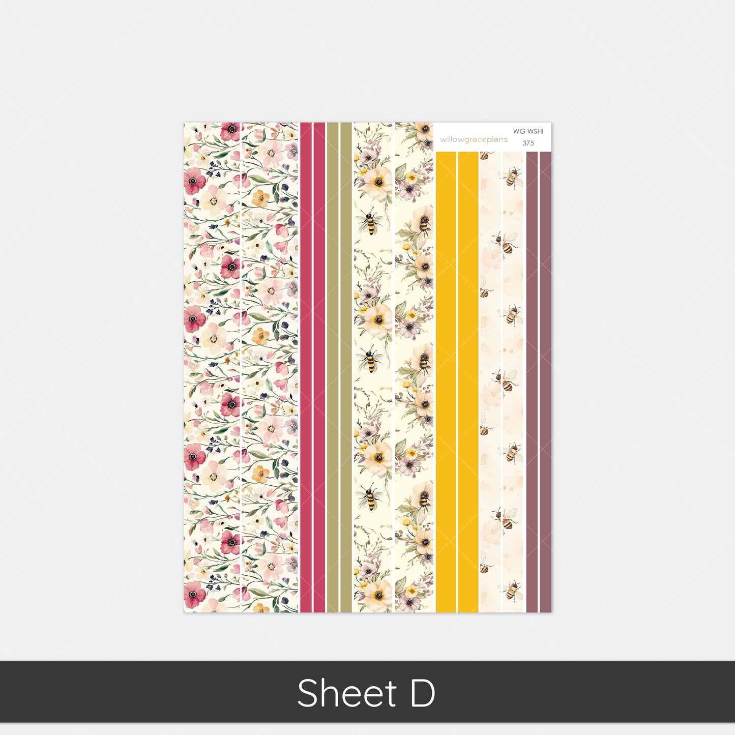 Weekly Planner Stickers | Honey Bee