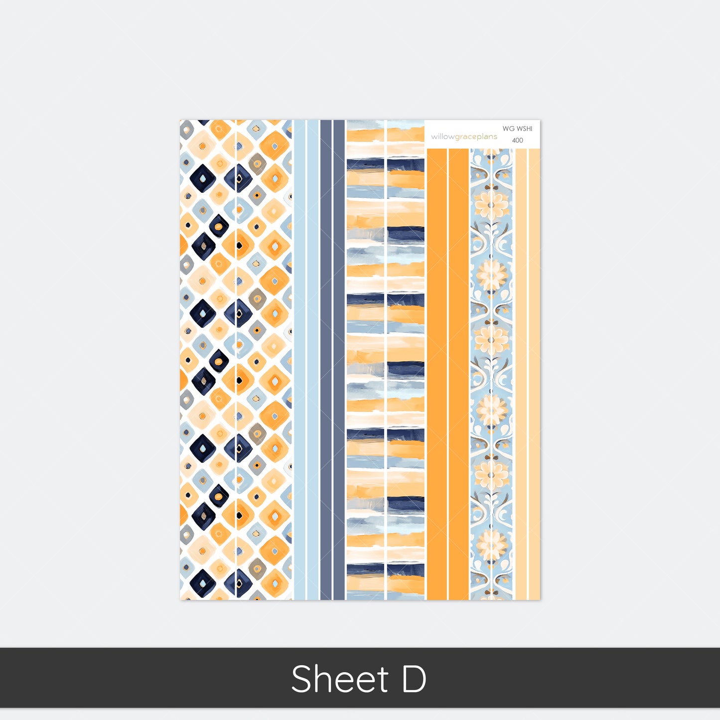 Weekly Planner Stickers | Blue Citrus