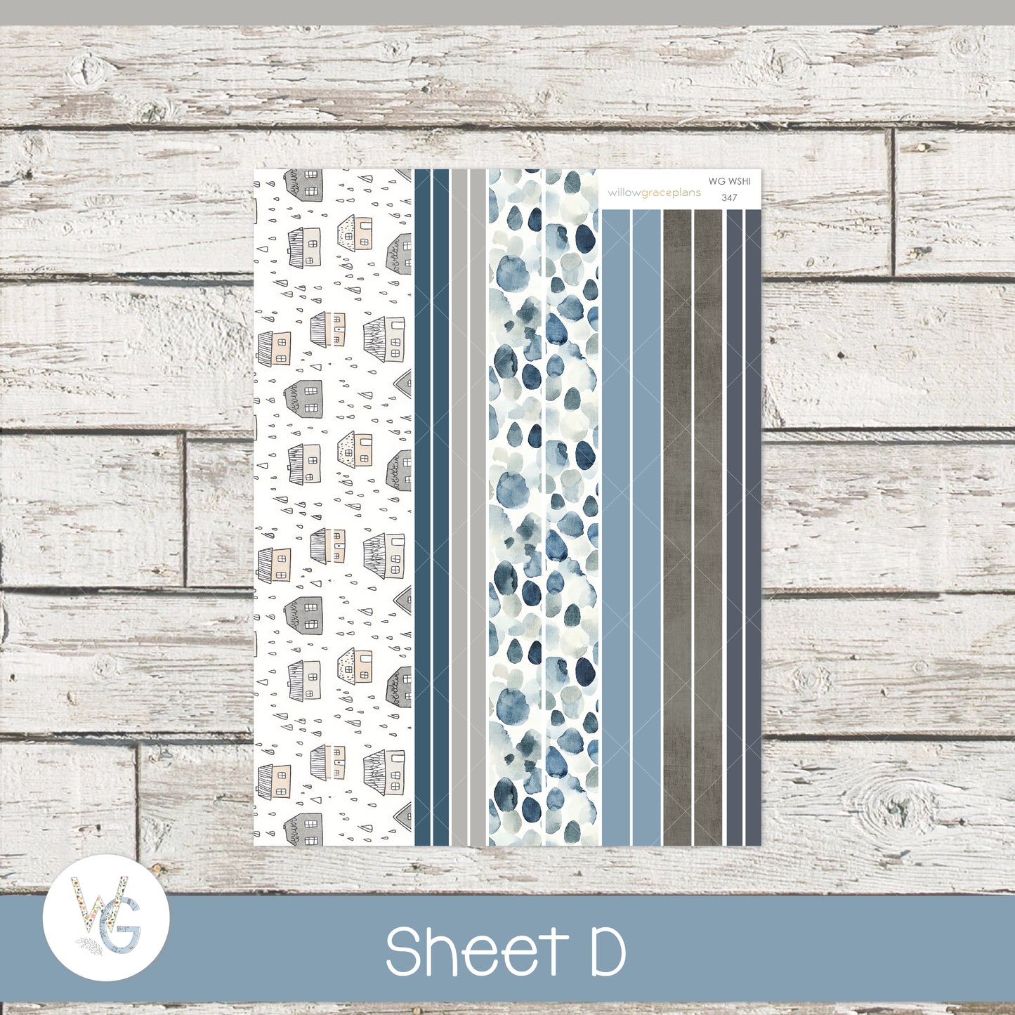 Weekly Planner Stickers | Rainy Day