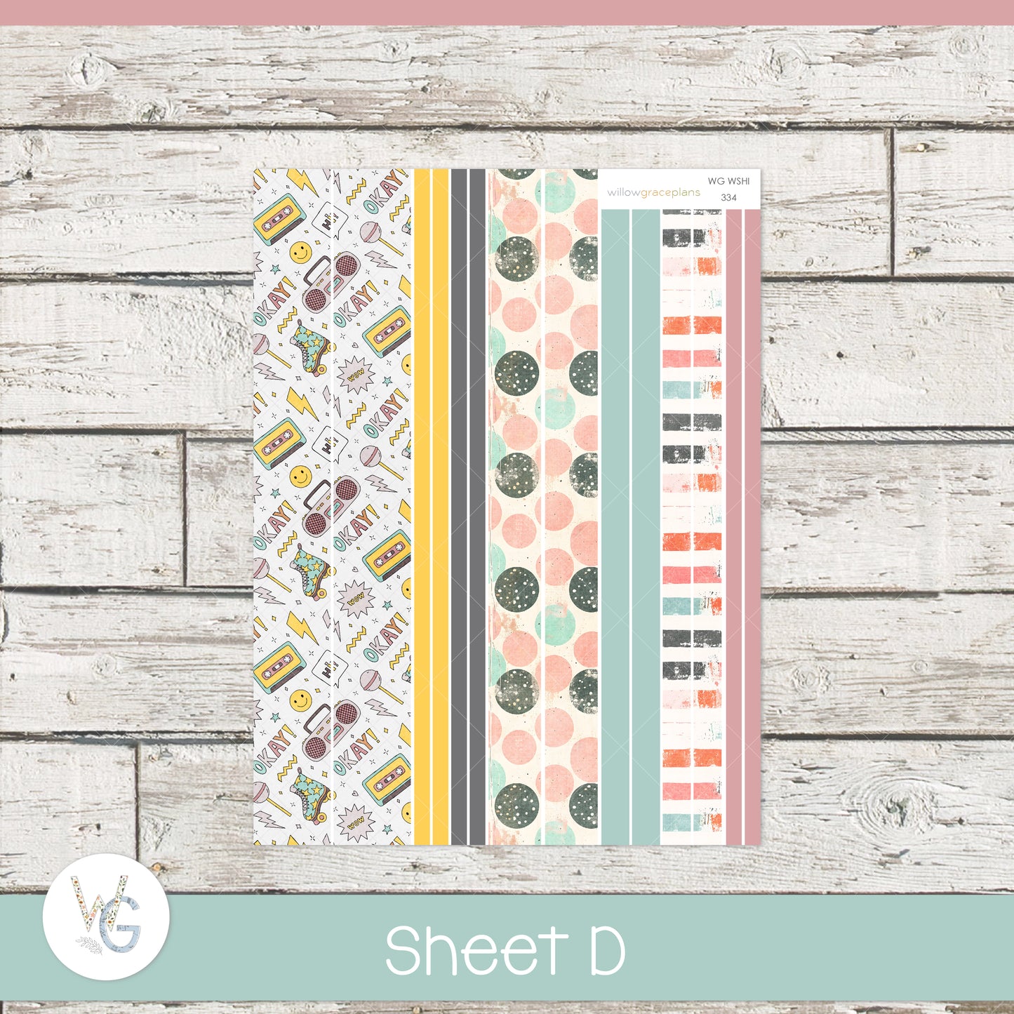 Daily Planner Stickers | Retro Vibes