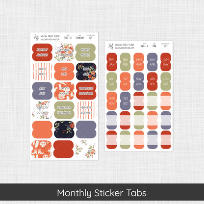 Monthly Sticker Tabs | Feeling Witchy (107)