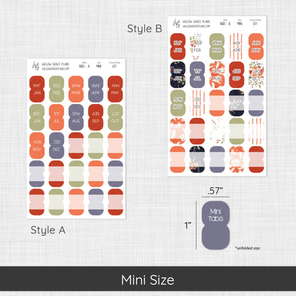 Monthly Sticker Tabs | Feeling Witchy (107)