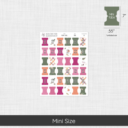 Monthly Sticker Tabs | Changing Seasons (111)