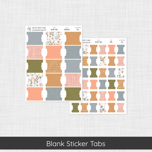 Blank Sticker Tabs | Hidden Hallow (108)