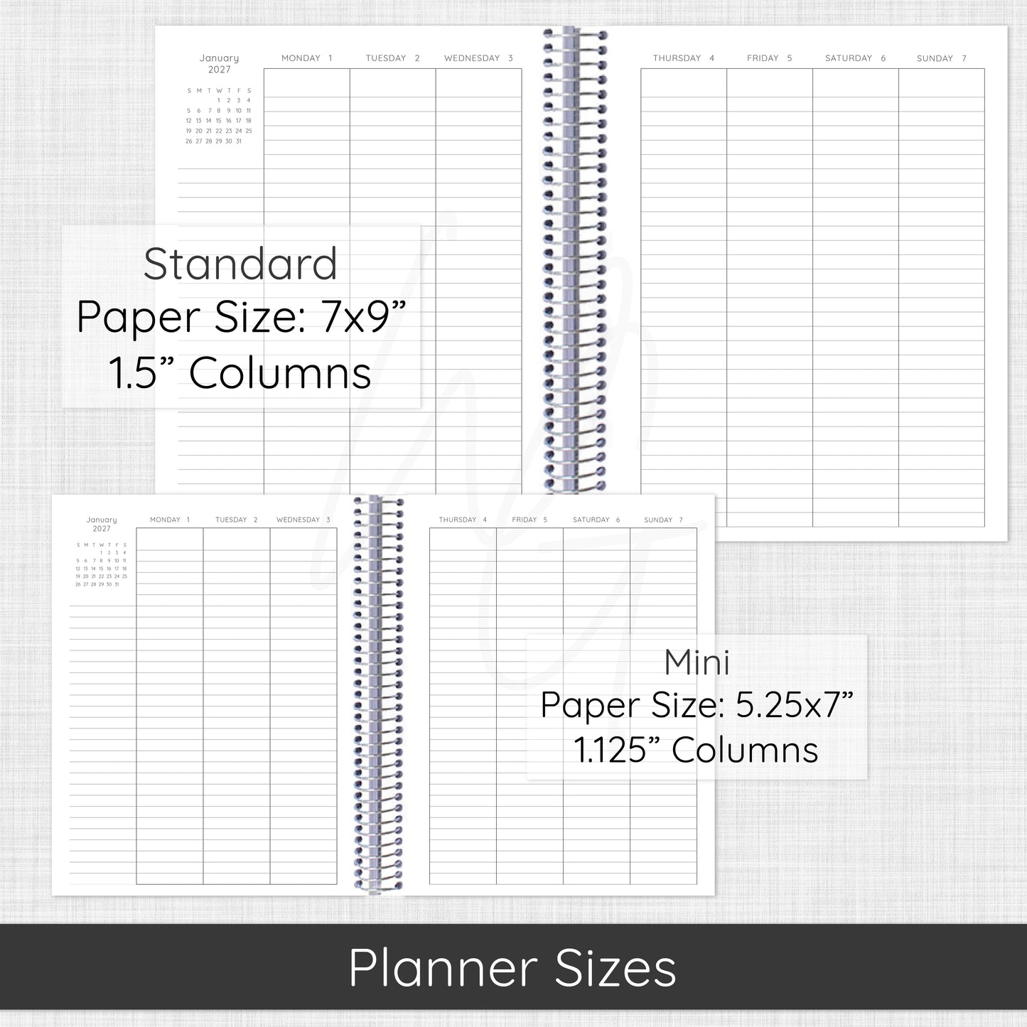 Bloom Month + Week Planner