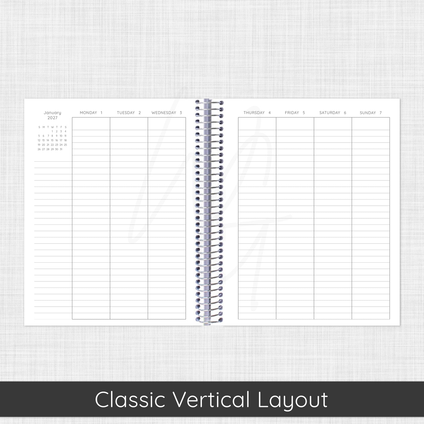 Bloom Month + Week Planner