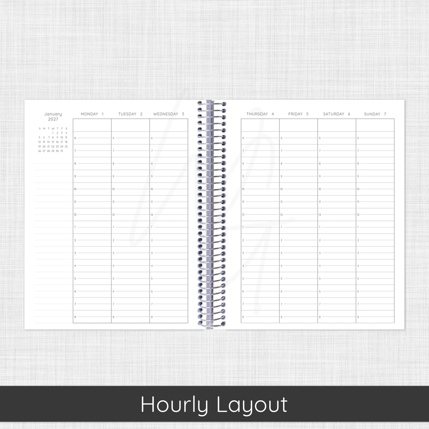 Bloom Month + Week Planner