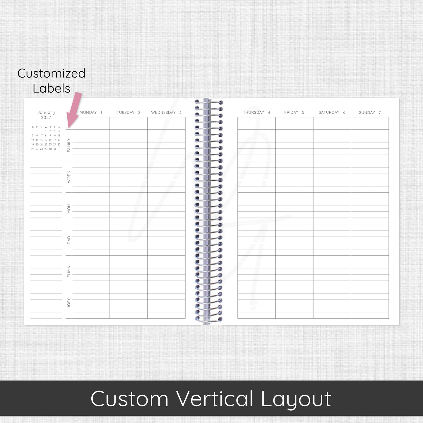 Bloom Month + Week Planner