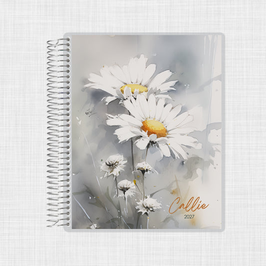 Gentle Daisy Month + Week + Day Planner