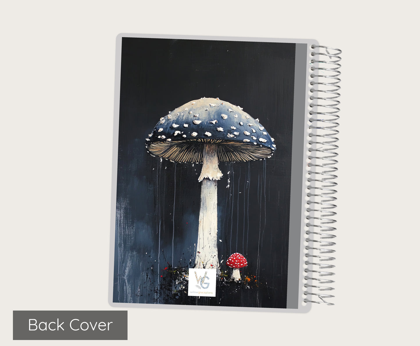 Midnight Toadstool | Month + Week + Day Planner
