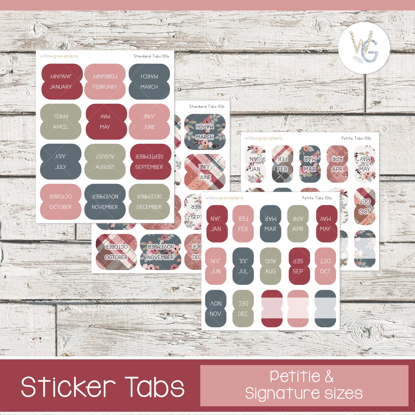 Rustic Bloom Complete Sticker Collection