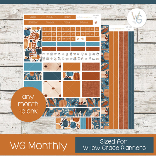 Willow Grace Planner Stickers - Monthly Planner Stickers | WGM-337