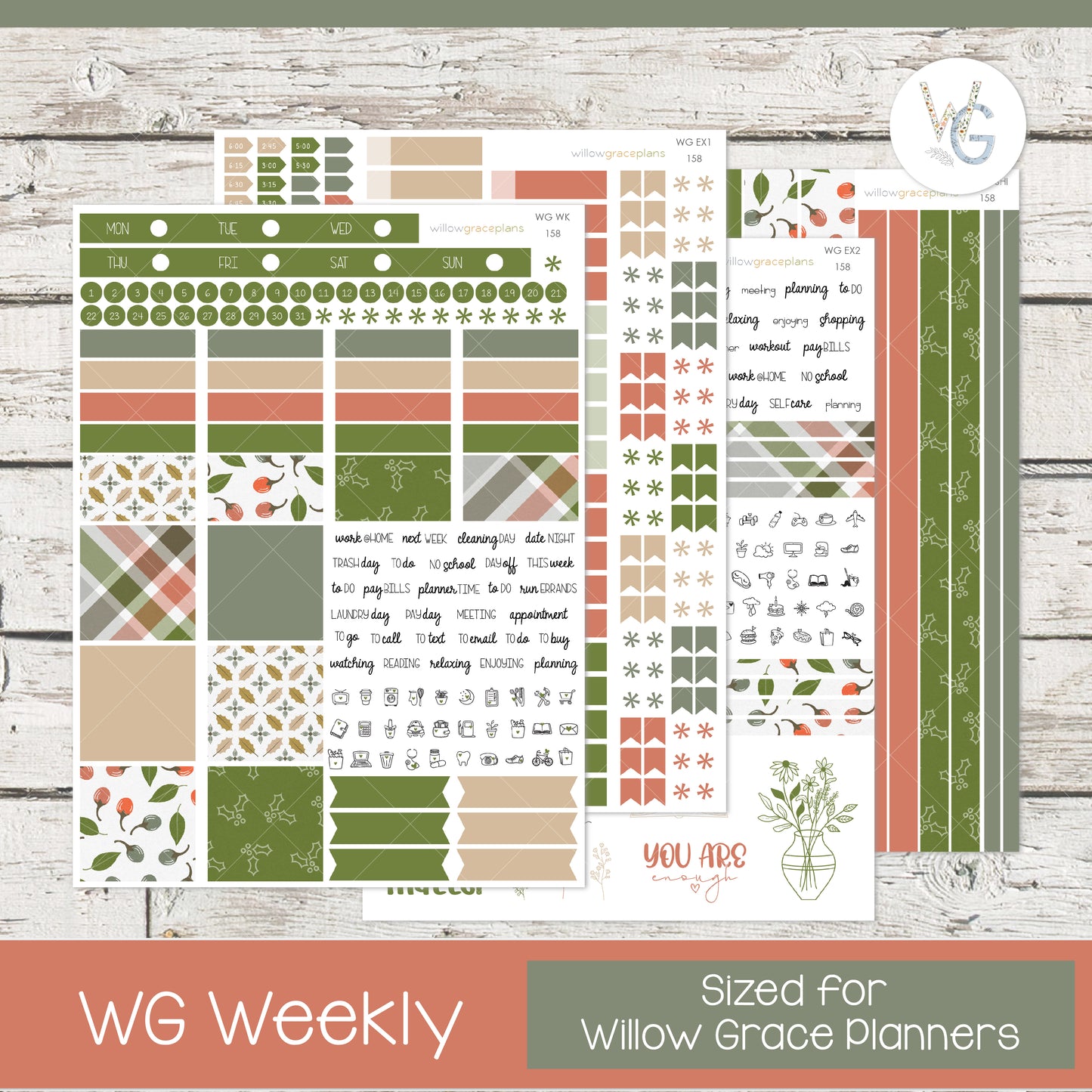 Woodland Holly Complete Sticker Collection