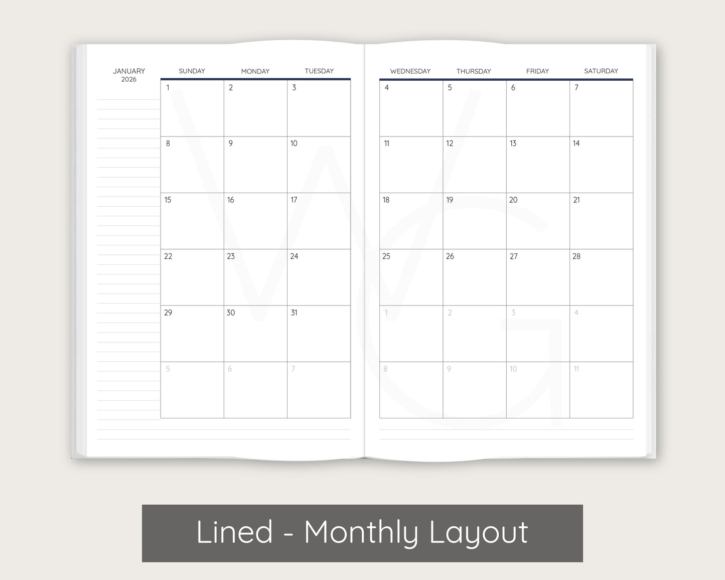 Evening Walk Signature Planner