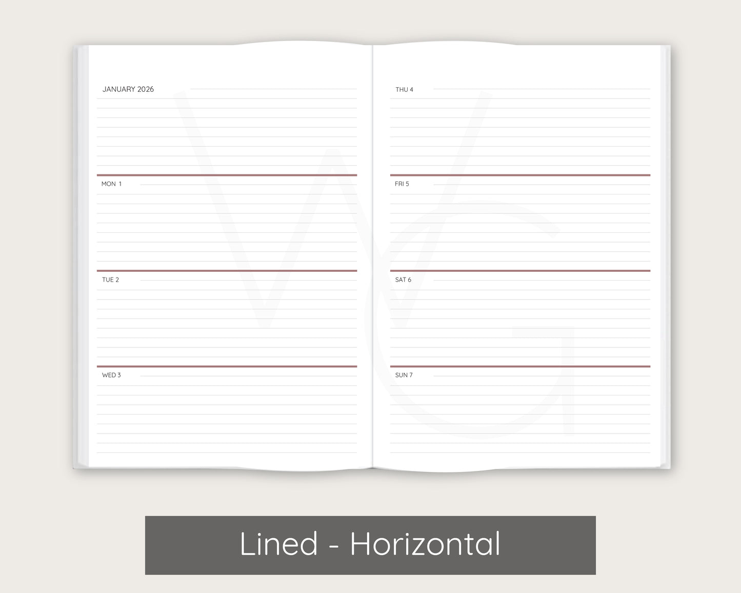 Geometric Signature Planner | Designed by Bri