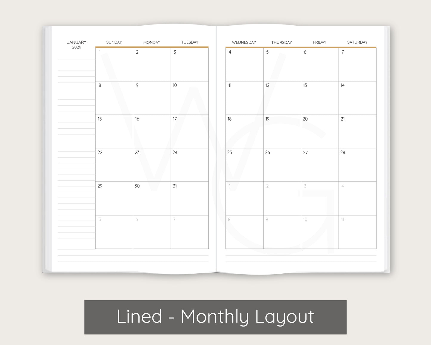 Geometric Signature Planner | Designed by Bri