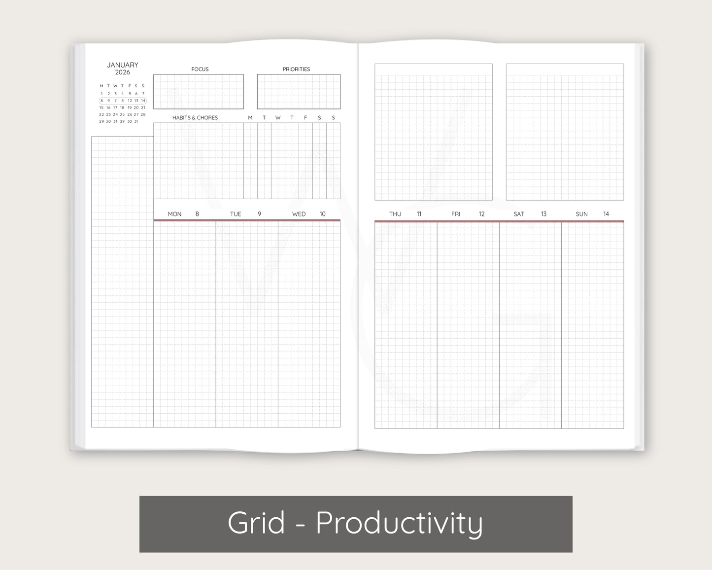 Geometric Signature Planner | Designed by Bri