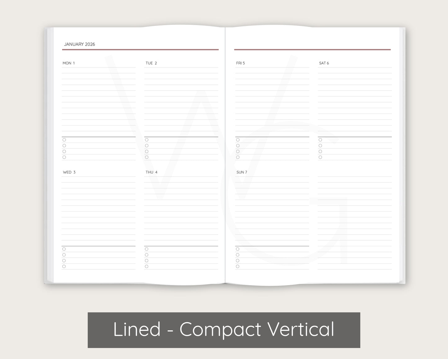 Geometric Signature Planner | Designed by Bri