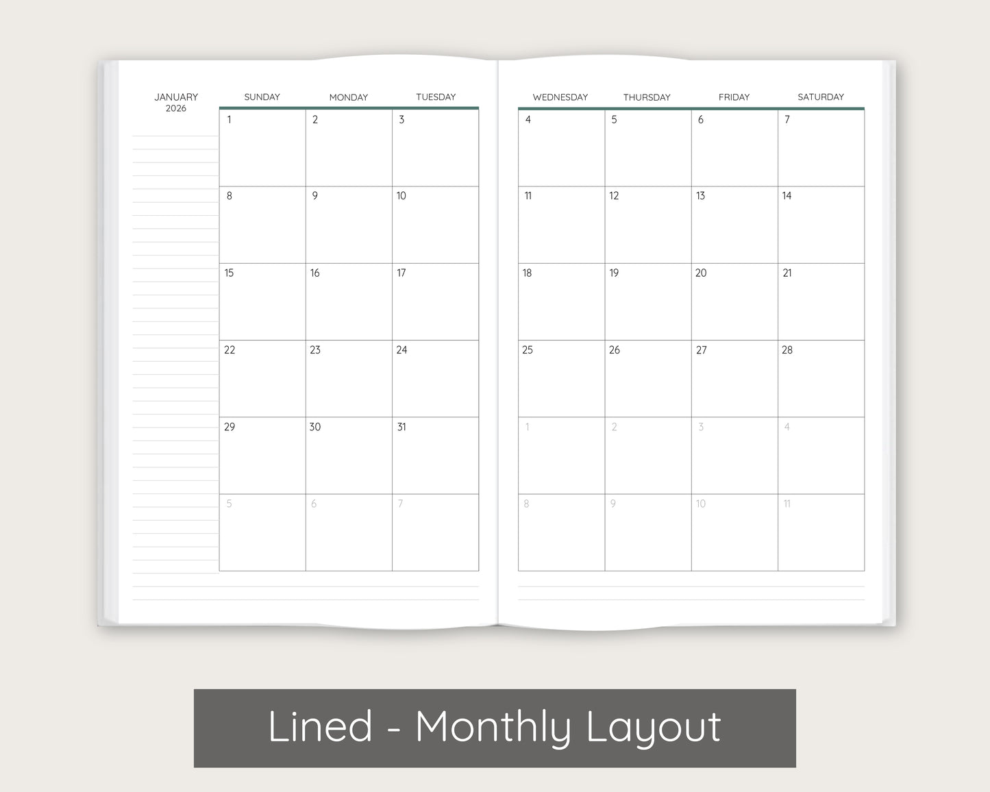 Homegrown Signature Planner