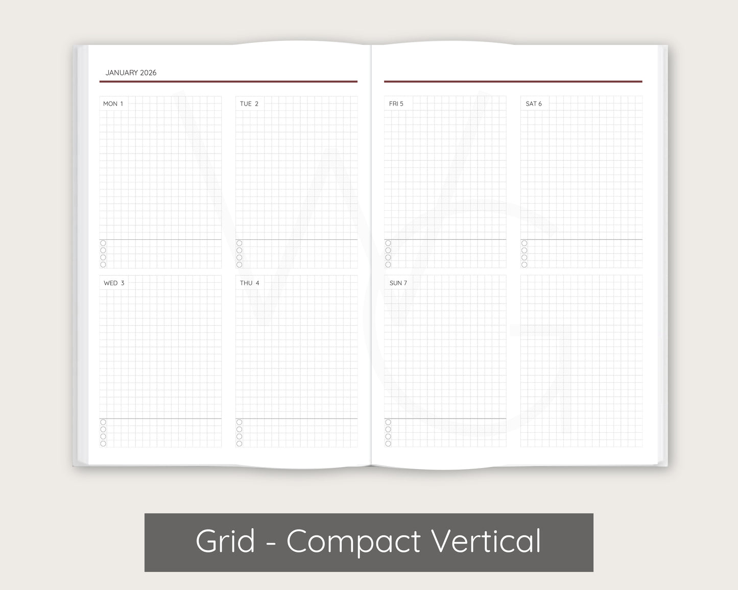 Muted Meadow Signature Planner