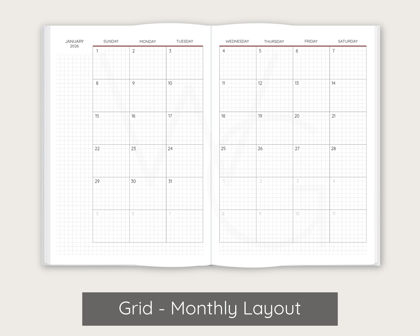 Muted Meadow Signature Planner