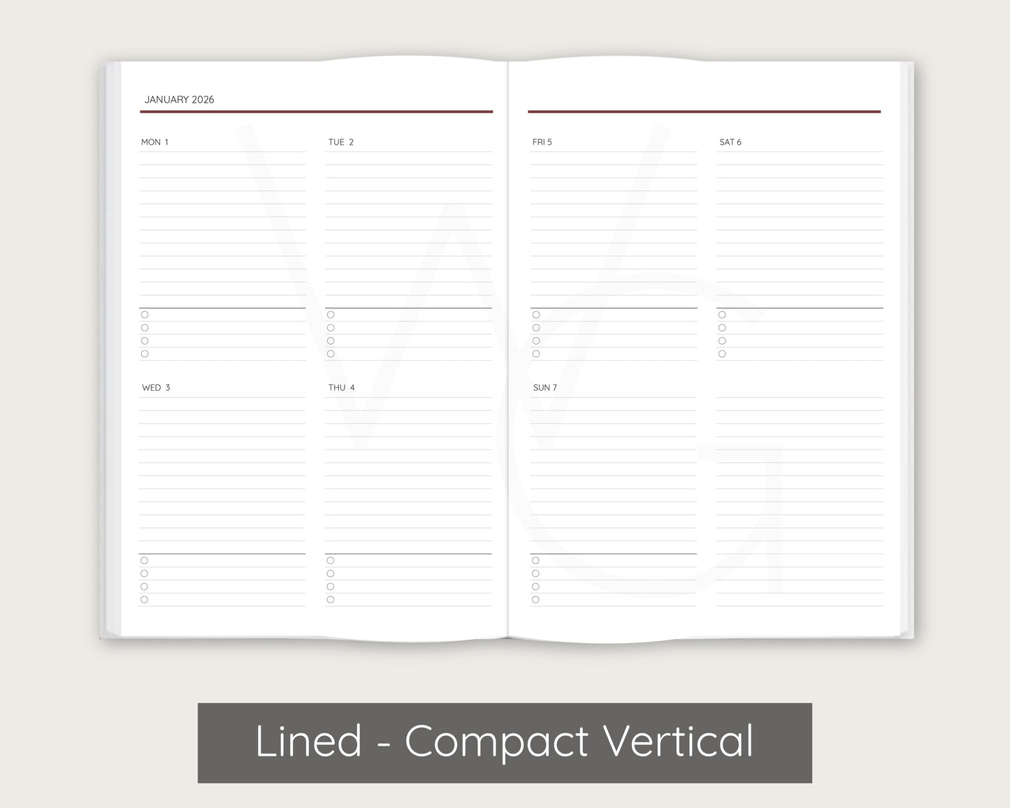 Muted Meadow Signature Planner