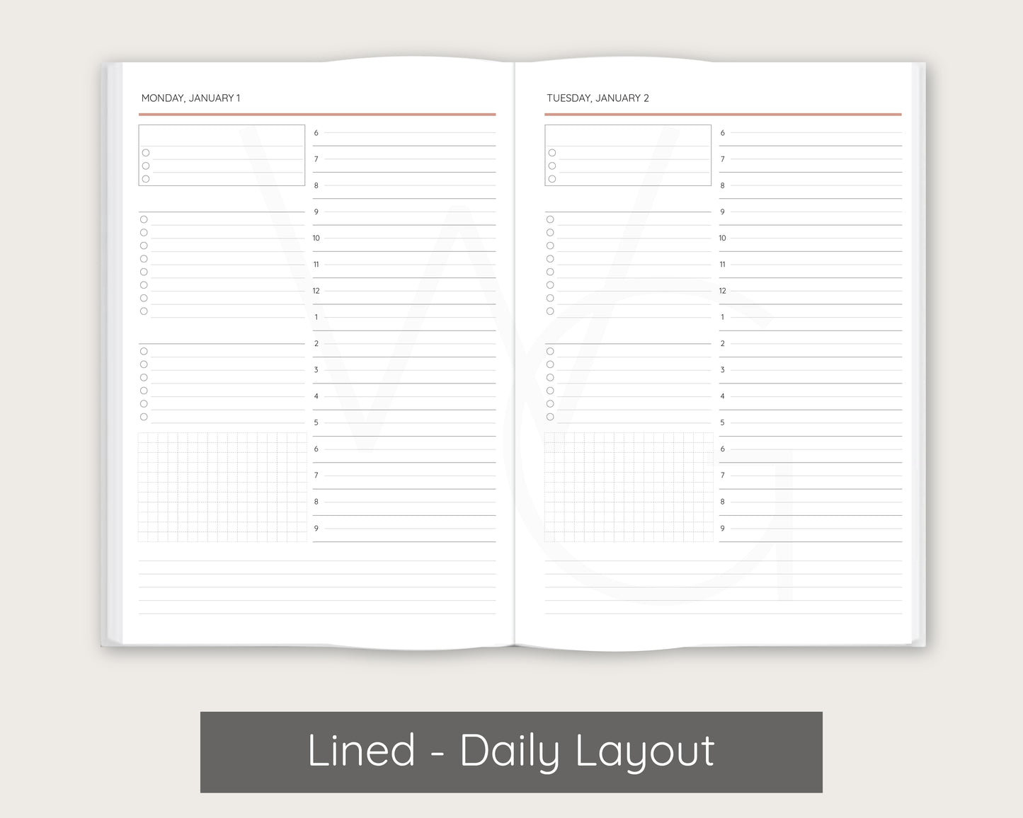 Muted Meadow Signature Planner
