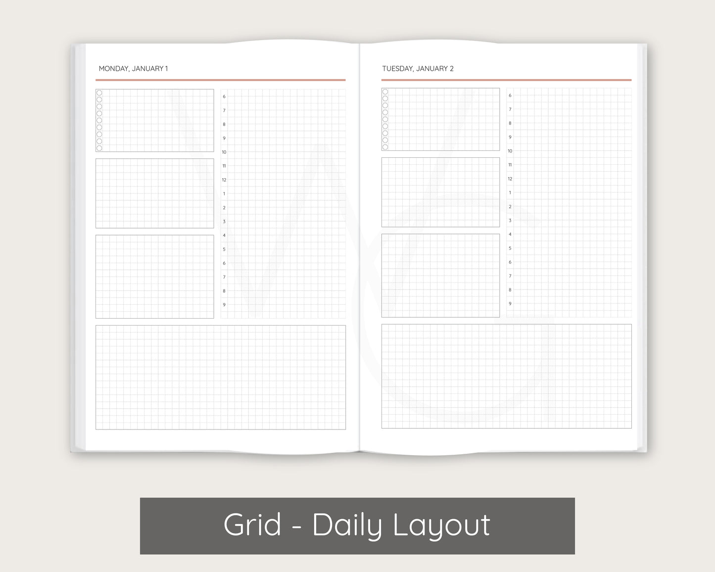 Muted Meadow Signature Planner