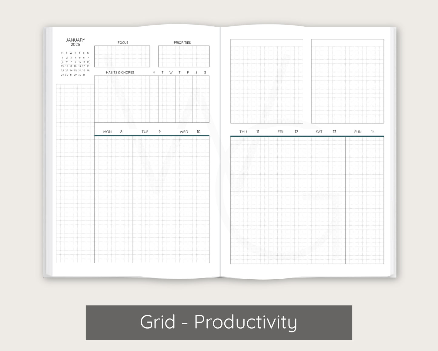 Night Garden Signature Planner
