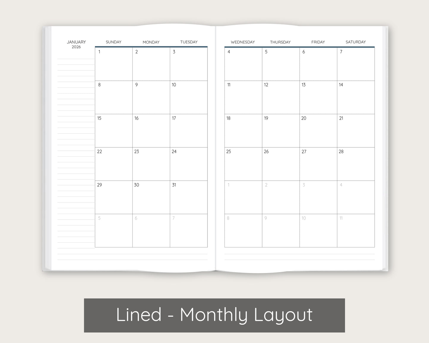 Painted Currents Signature Planner