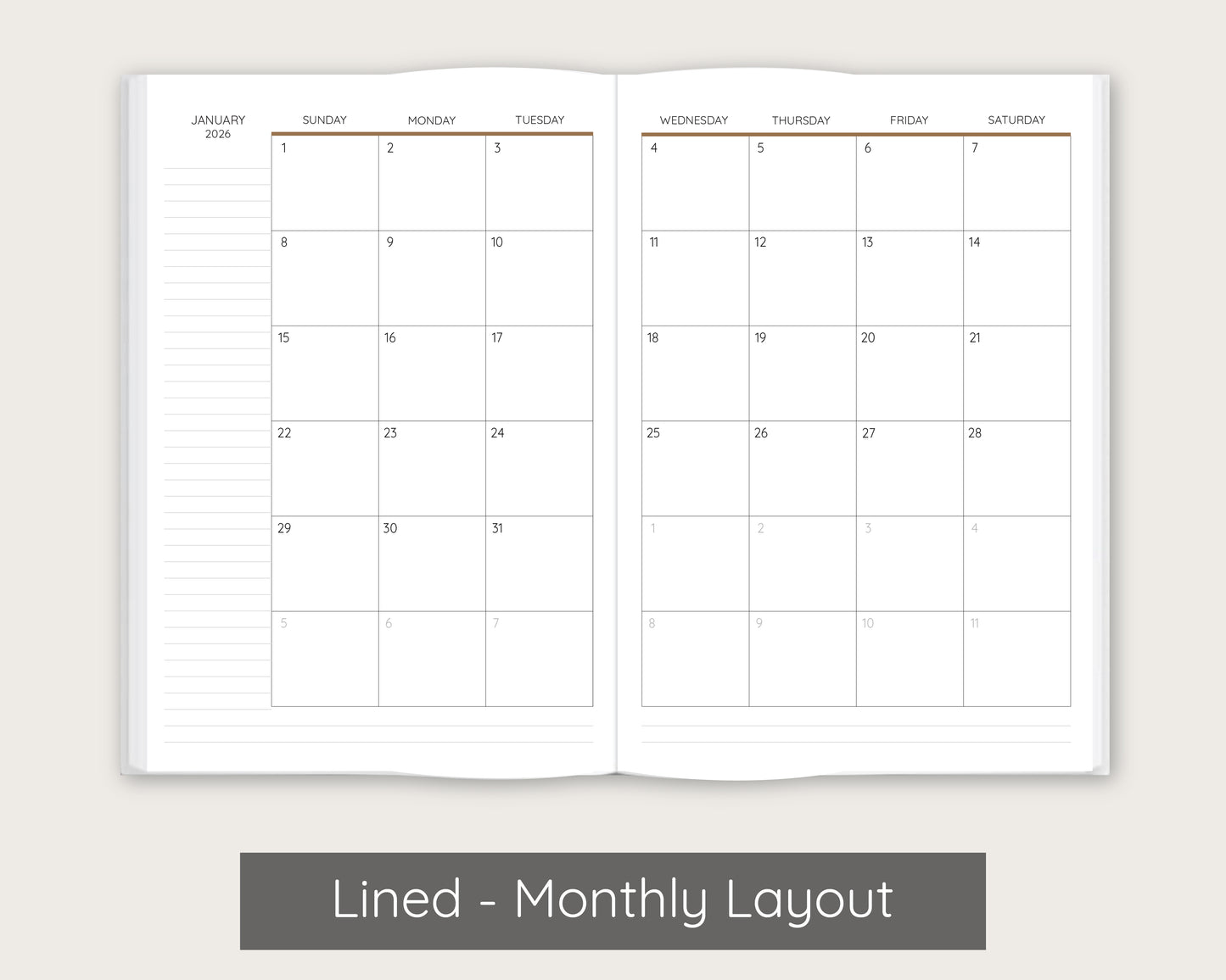 Rustic Wings Signature Planner