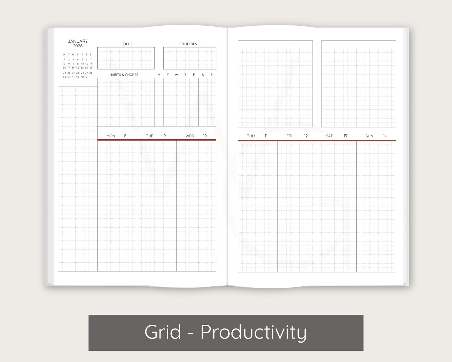 Rustic Wings Signature Planner