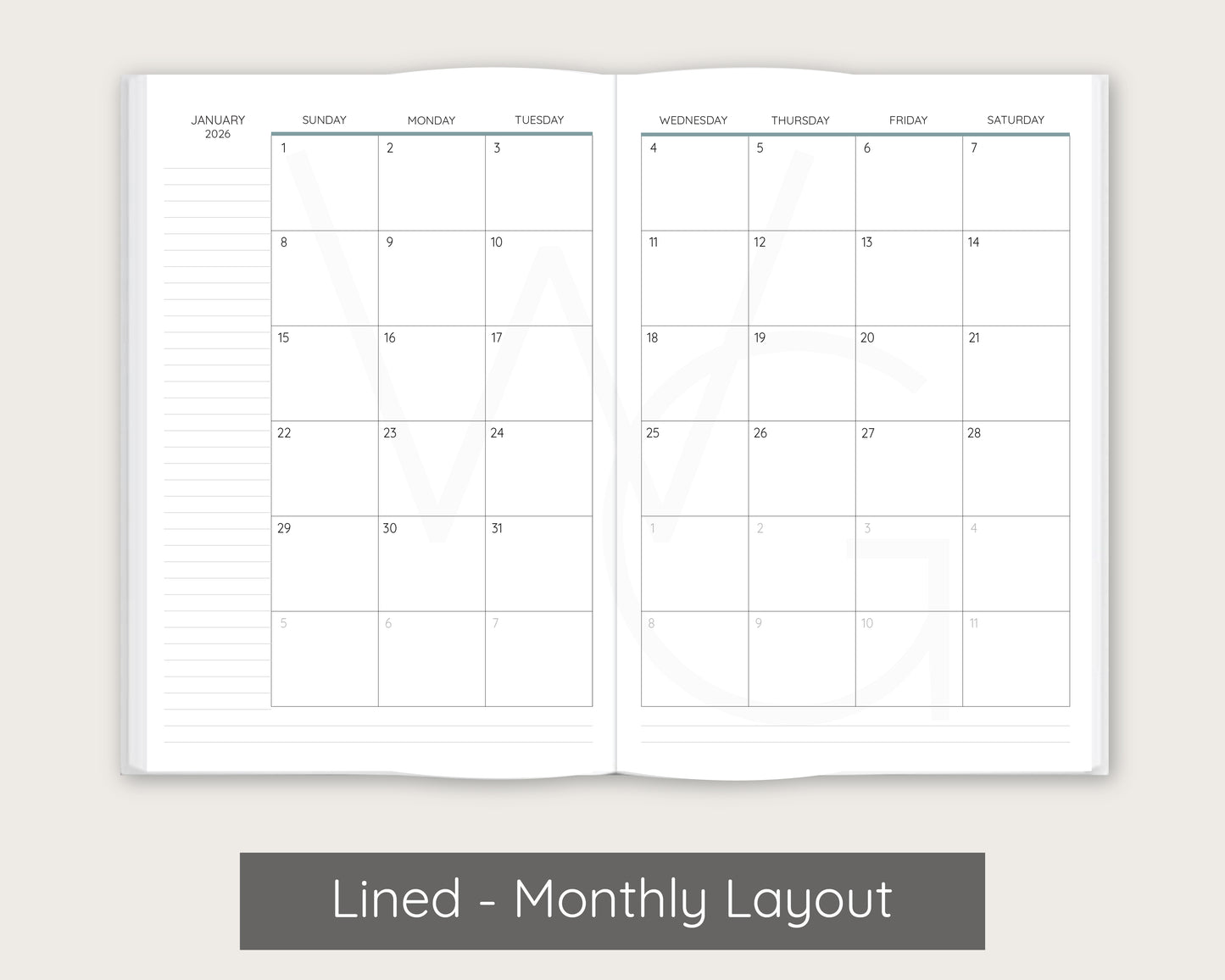 Sweet Birds Signature Planner