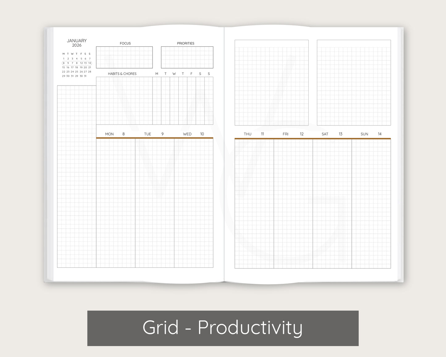When the World Sleeps Signature Planner