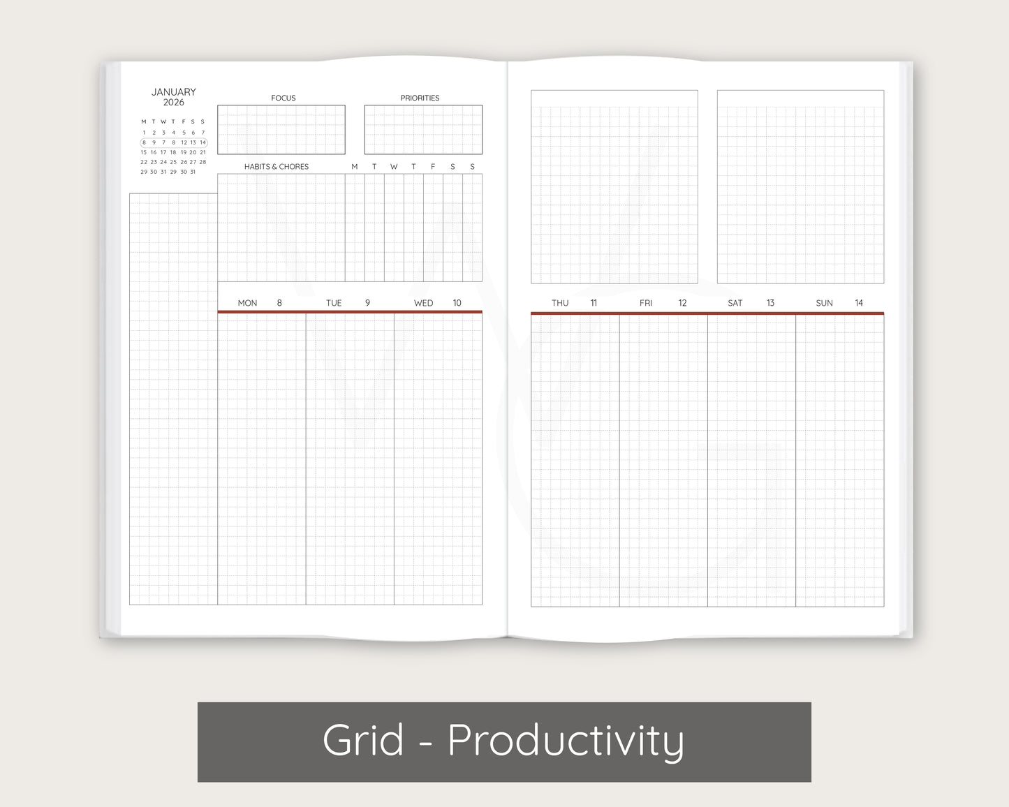 Woodland Caps Signature Planner