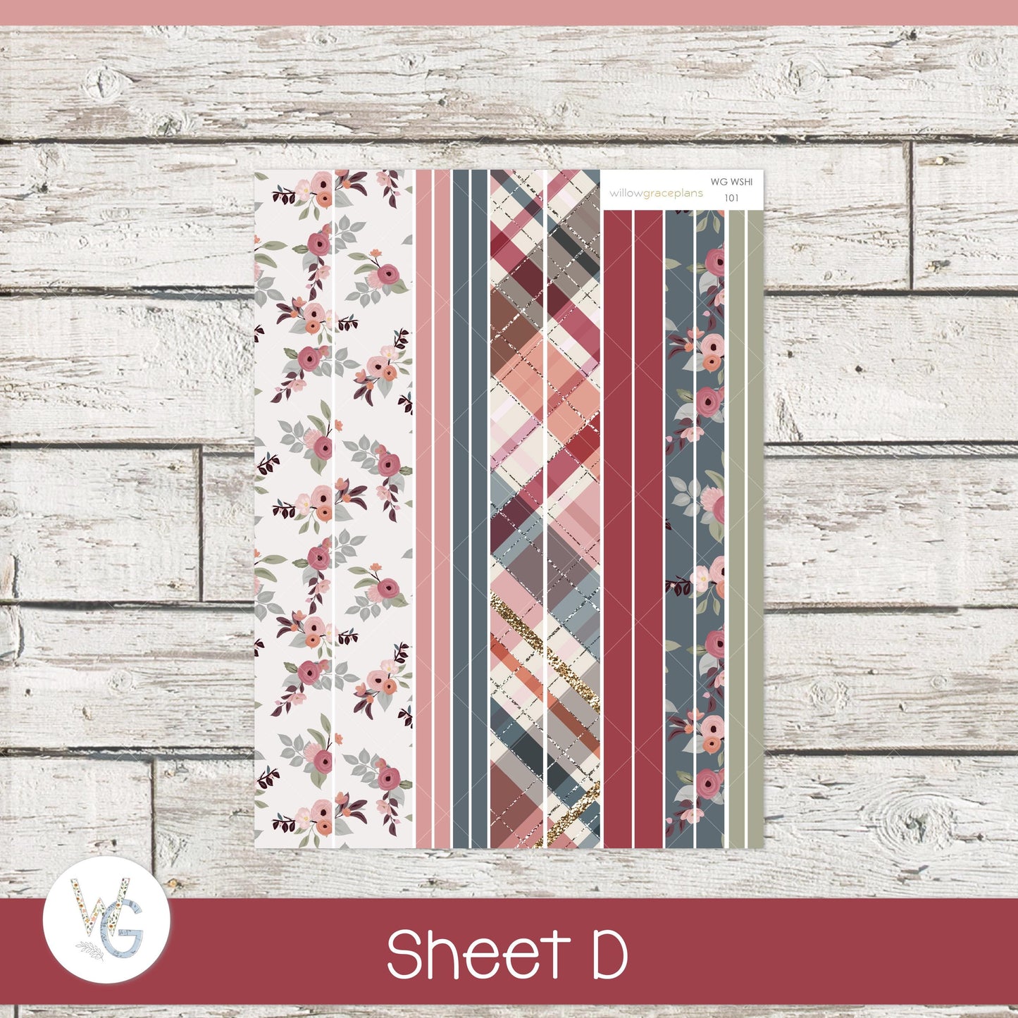 Willow Grace Planner Stickers - Daily Planner Stickers | WGD-101