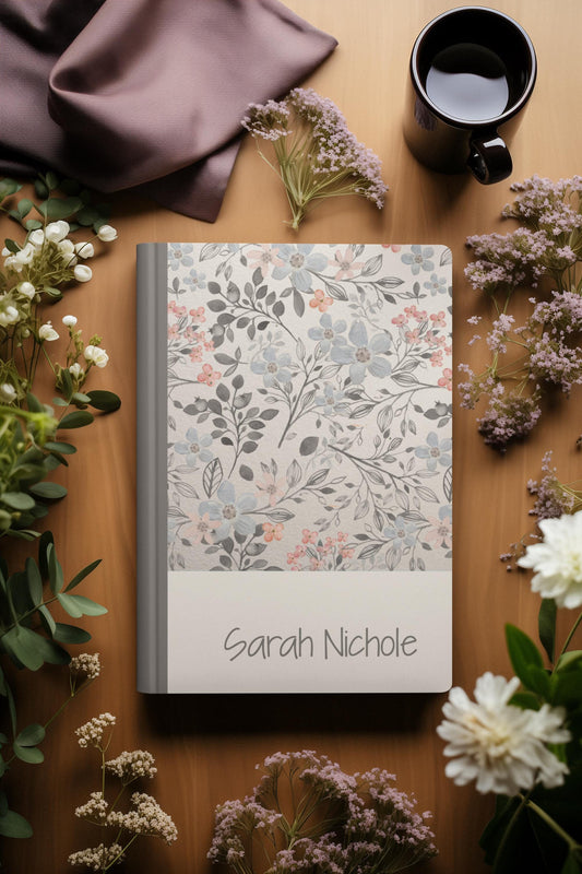 Weekly Personalized Planner | Horizontal Weekly Planner | Lined Layout | Vintage Blues