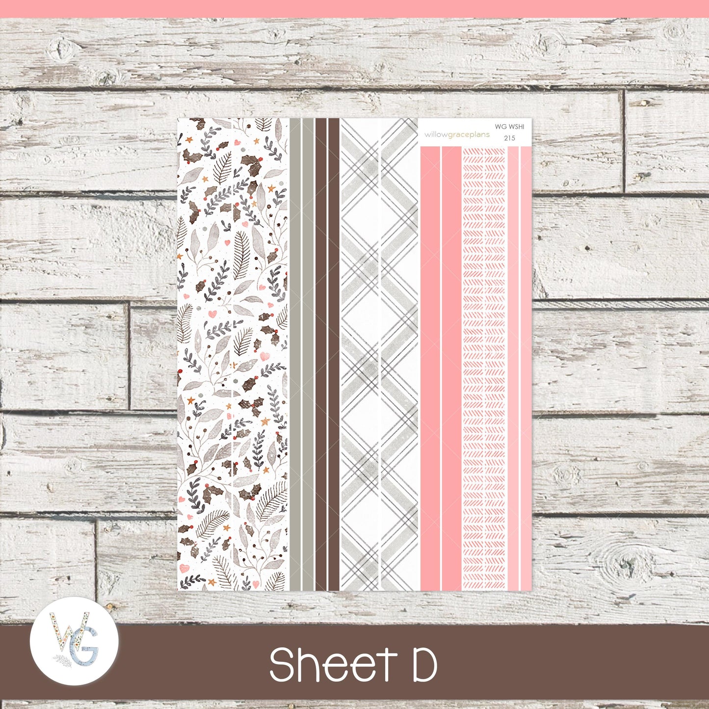 Willow Grace Planner Stickers - Daily Planner Stickers | WGD-215