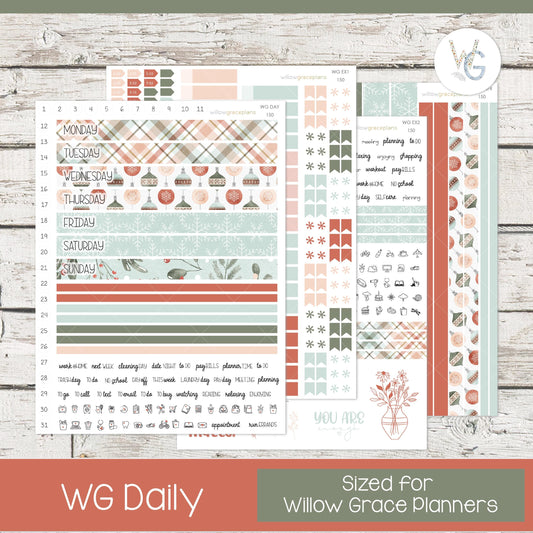 Willow Grace Planner Stickers - Daily Planner Stickers | WGD-150