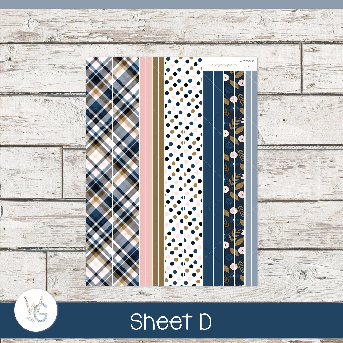 Willow Grace Planner Stickers - Daily Planner Stickers | WGD-107