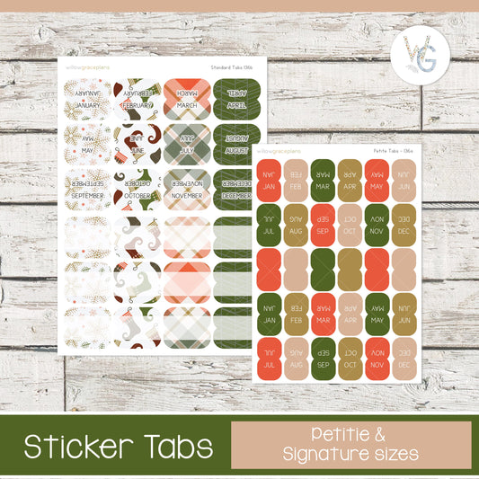 Planner Tabs • Tab Stickers • Planner Stickers • TB-136
