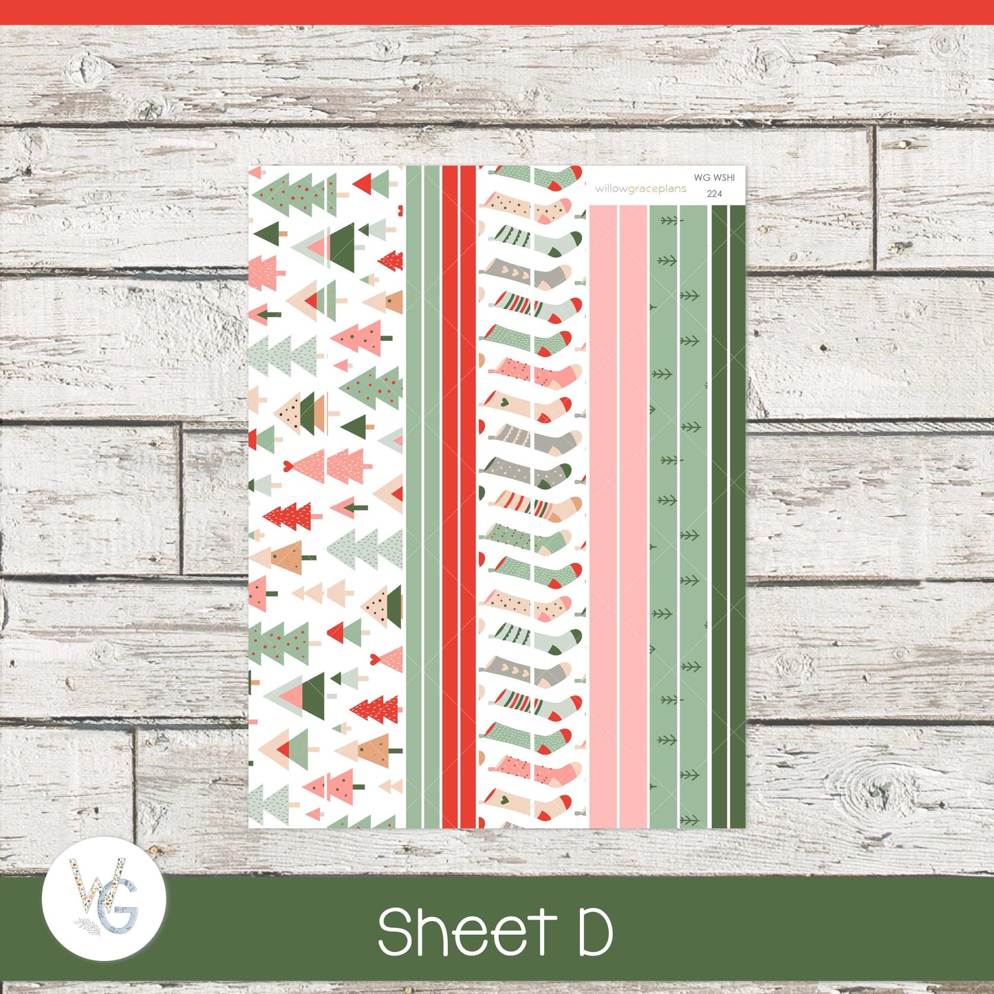 Willow Grace Planner Stickers - Weekly Planner Stickers | WGW-224